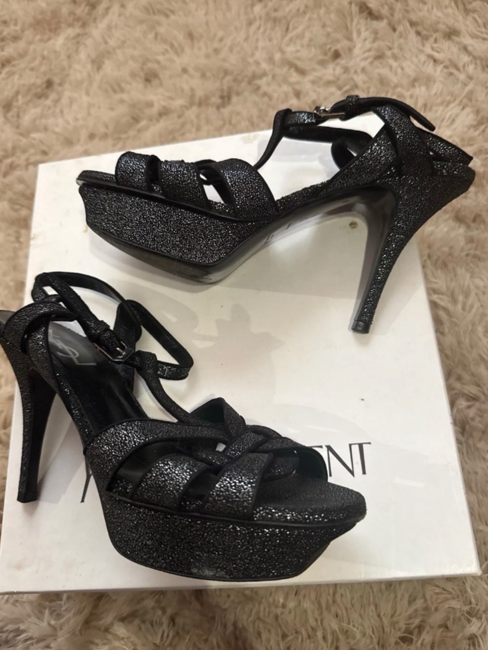 Saint Laurent tribute sandal 37 - Picture 9 of 11